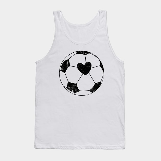 Heart Love Soccer Ball © GraphicLoveShop Tank Top by GraphicLoveShop